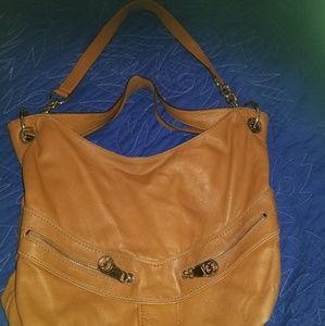 Michael Kors hobo with gold hardware